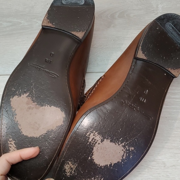 Santoni Mens Leather Oxford 42080 Loafer Dress shoes sz 11.5D Italy main image 13